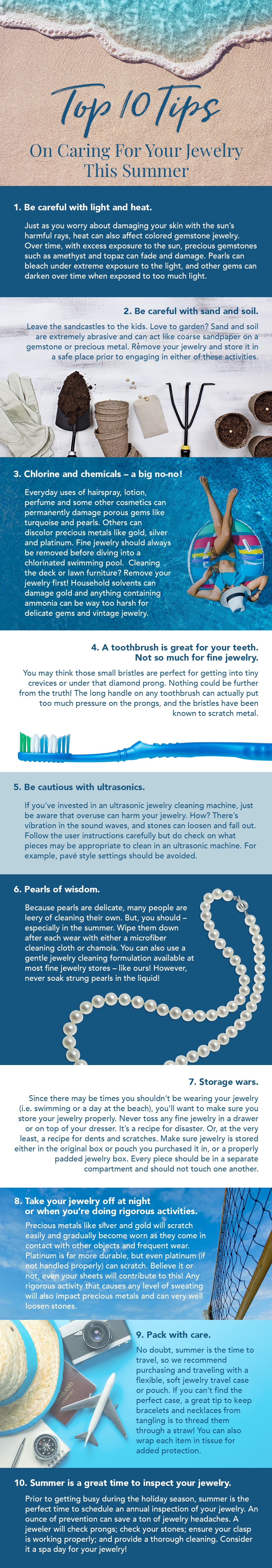 Summer Jewelry Care Tips