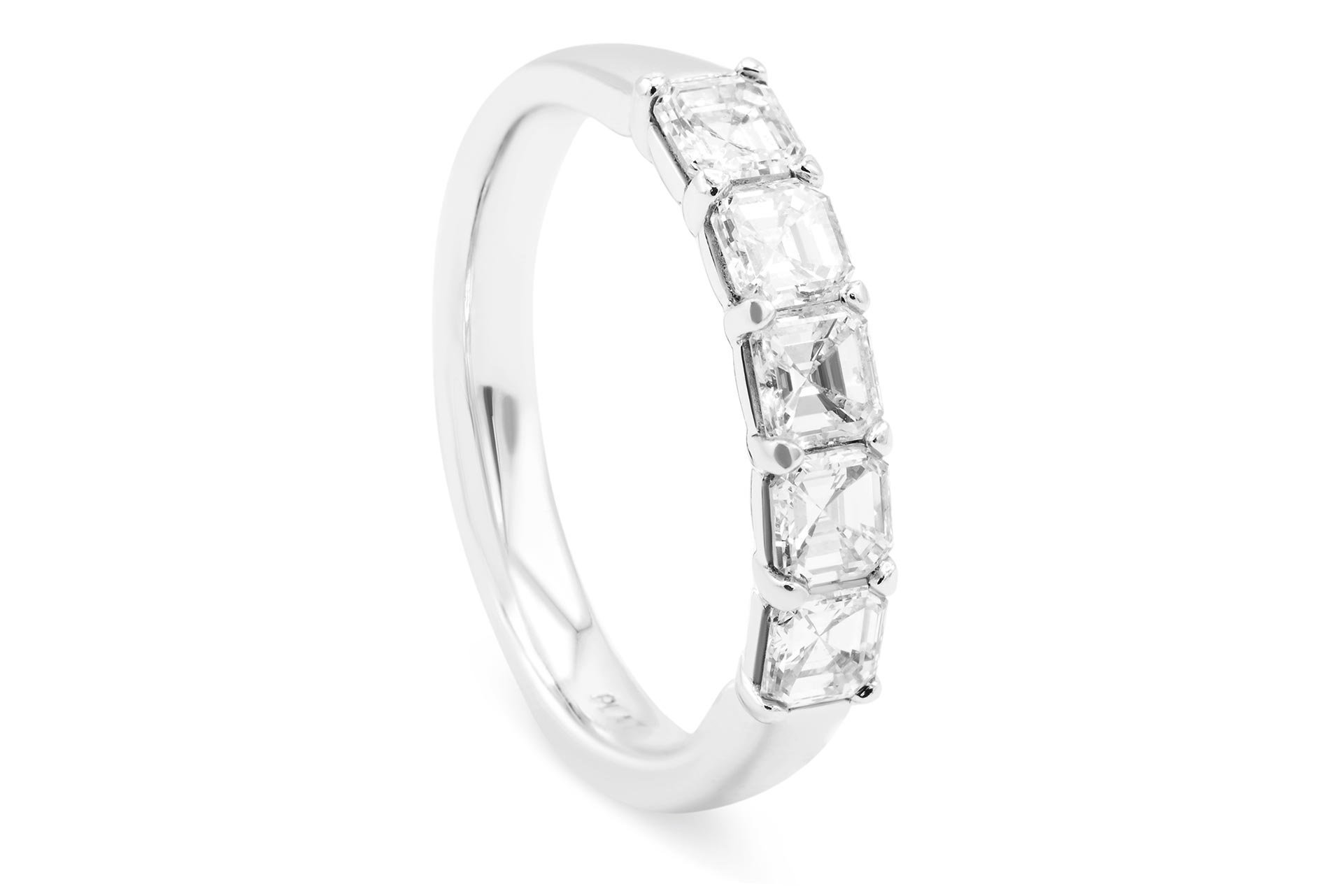 Platinum Diamond Buttercup Band Elleard Heffern Fine Jewelers