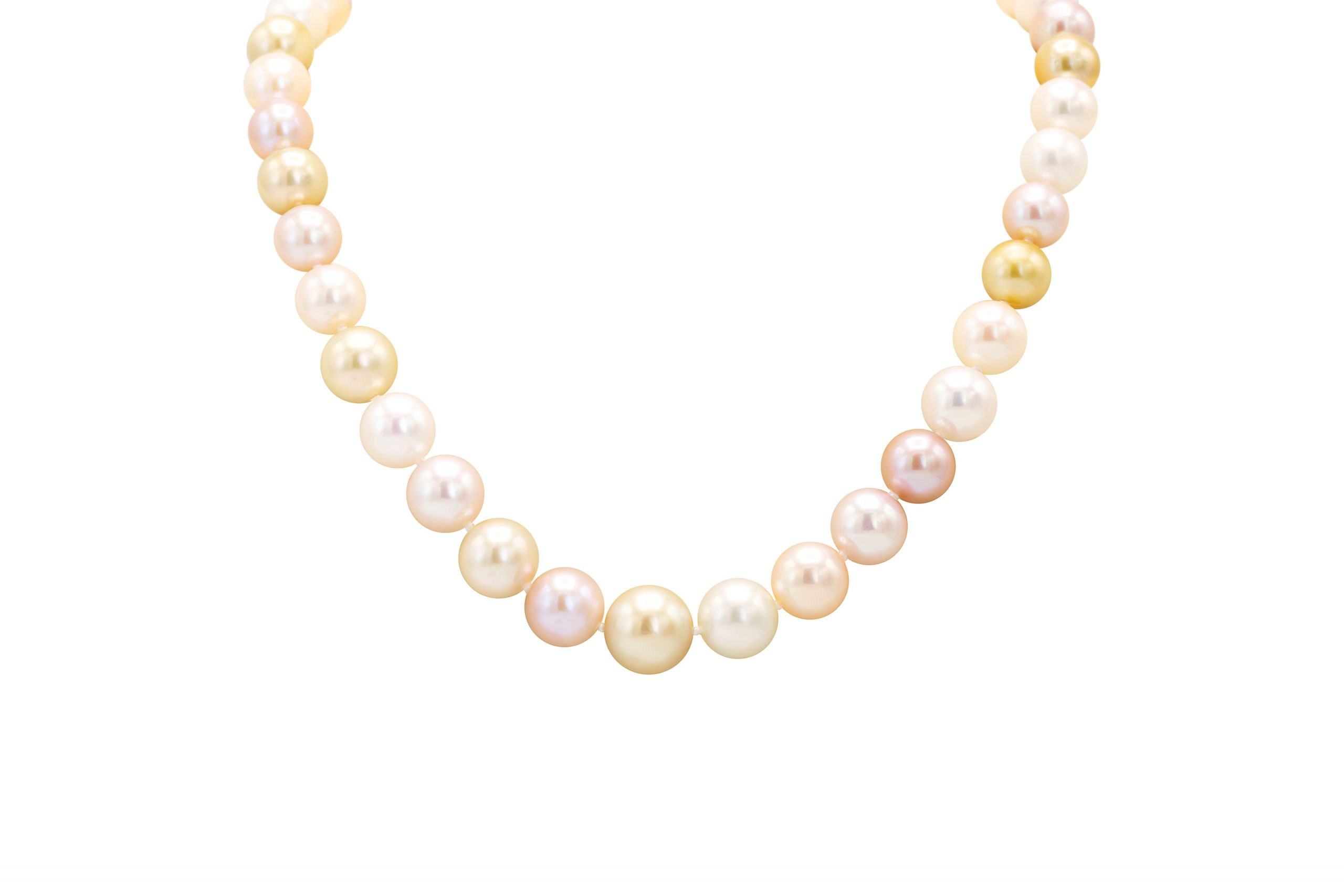 Silver Freshwater Baroque Pearl Necklace – PandaPearls Australia