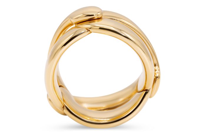 18K Rose Gold "Olimpia" Twist Ring - Image 2