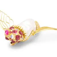 18K Yellow Gold Pearl
