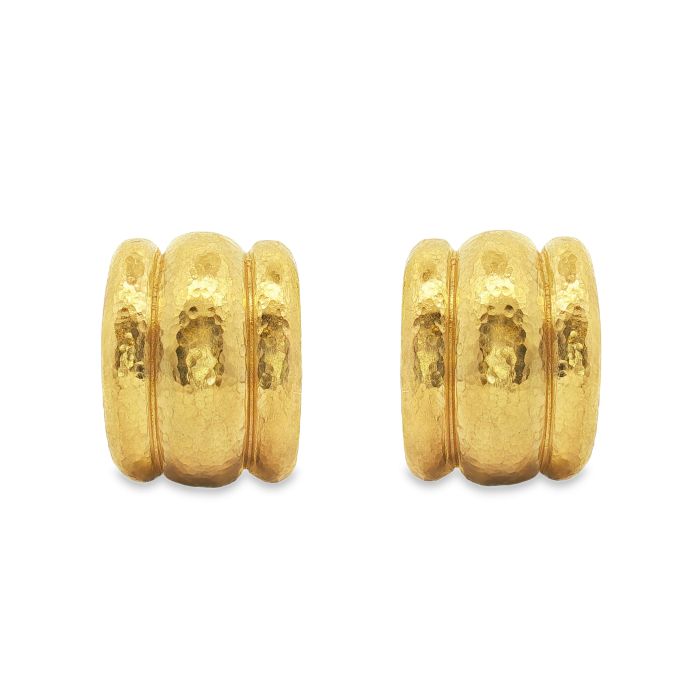 19K yellow gold 'Amalfi' earrings from ELIZABETH LOCKE.