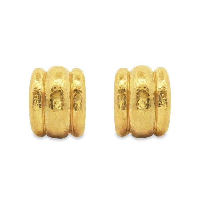 19K yellow gold 'Amalfi' earrings from ELIZABETH LOCKE.