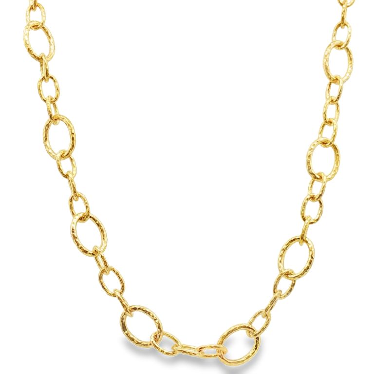 19K yellow gold small 'Garda' necklace