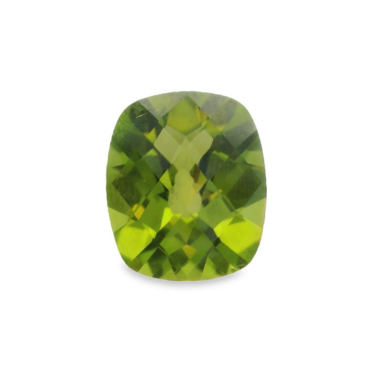 Loose Cushion-Cut Peridot (4.89ct)