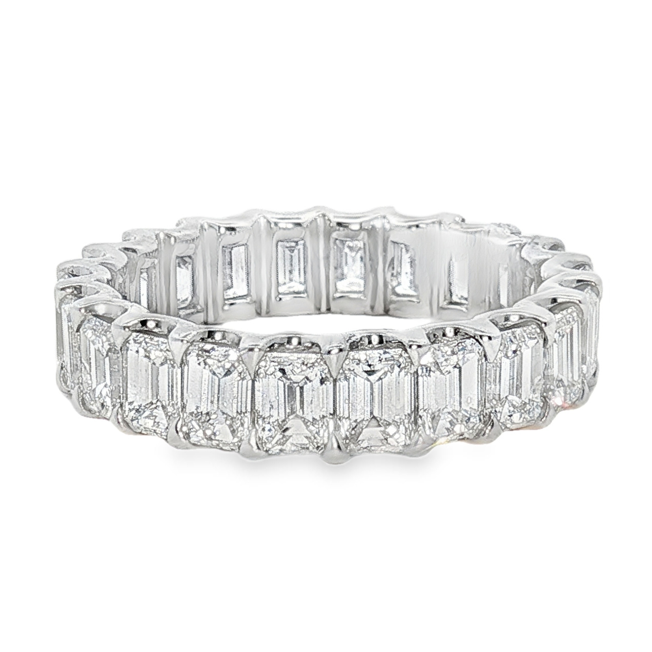 18K White Gold Diamond Eternity Band
