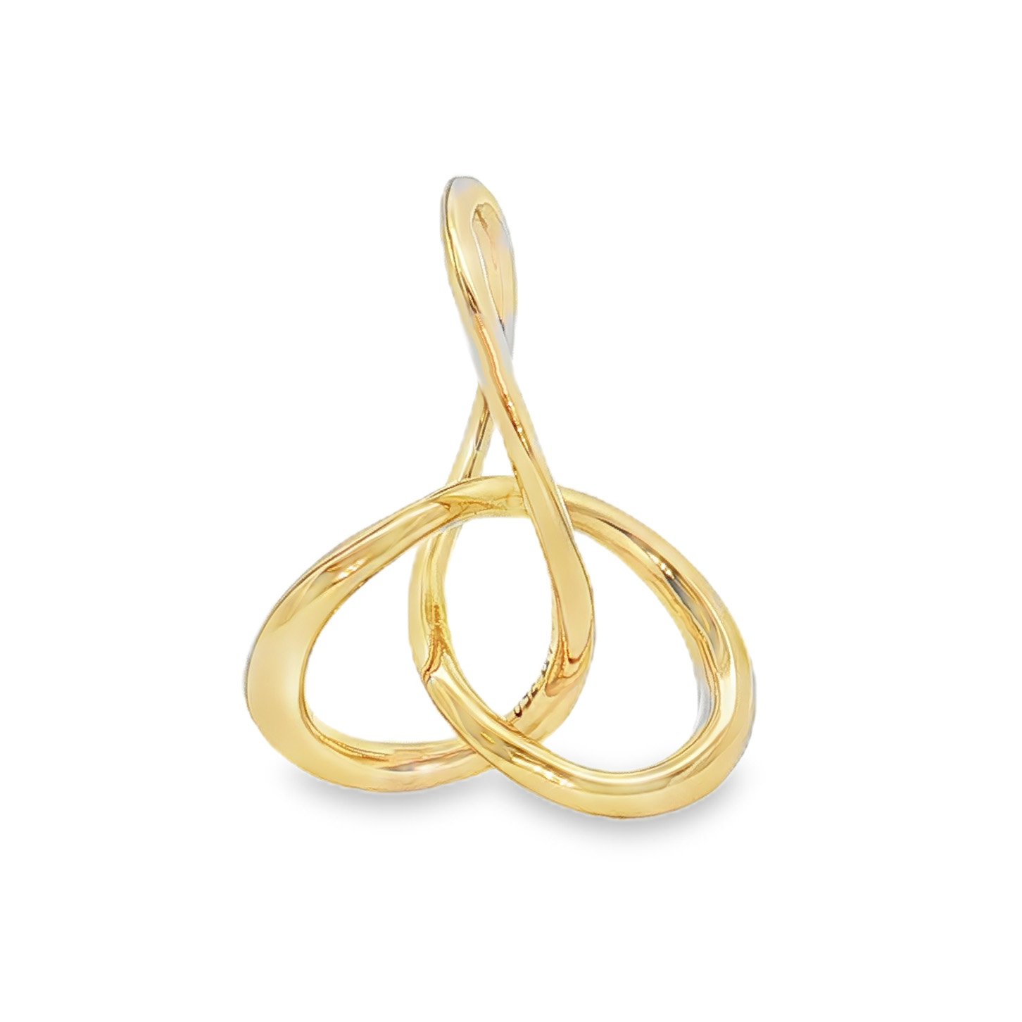18K Yellow Gold Mini Knot Pendant