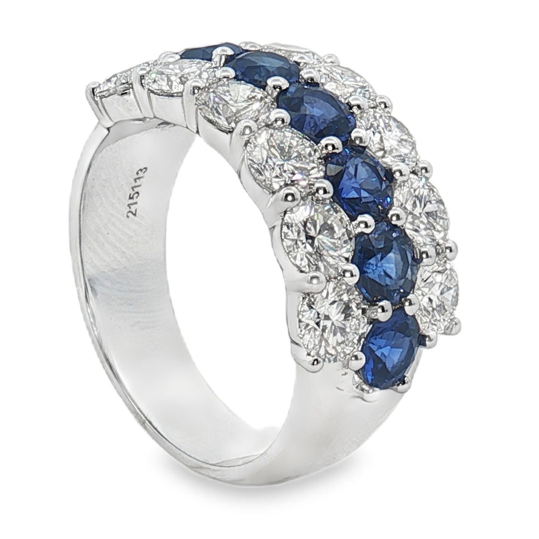 18K Sapphire and Diamond Ring - Image 2