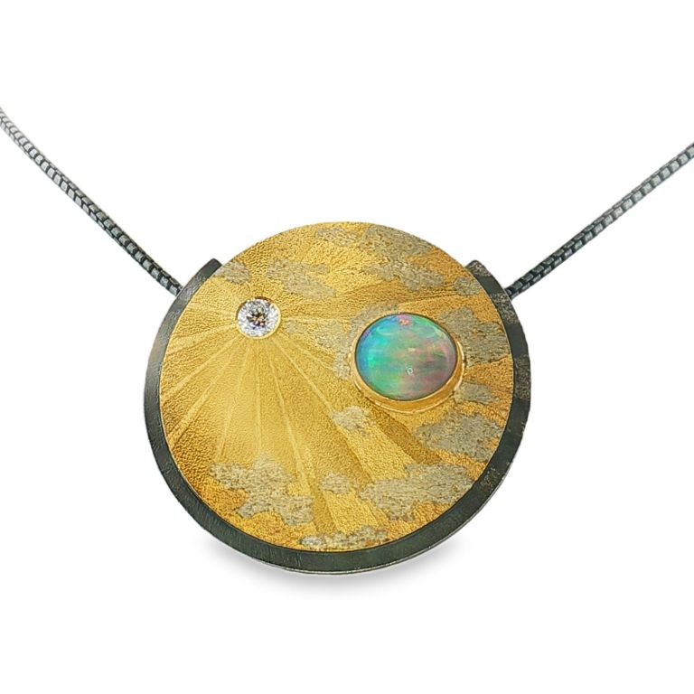 18K Yellow Gold Diamond Heights Pave Earrings