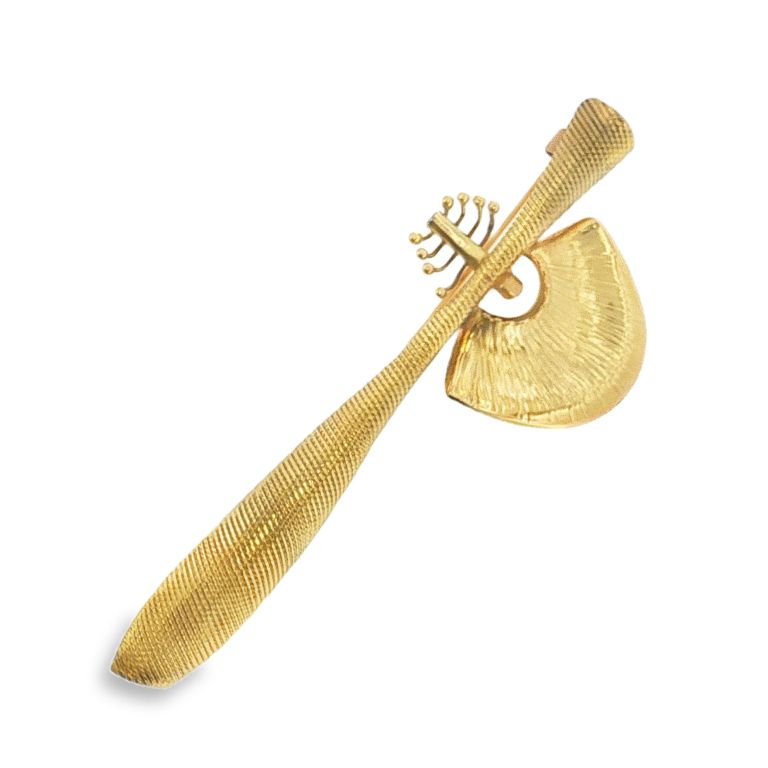 14K yellow gold Heikki Seppä pin.